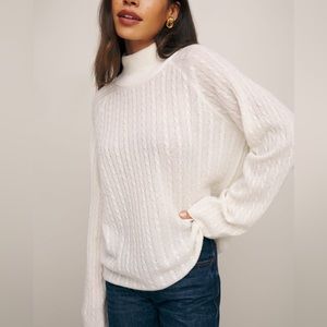 Reformation cashmere oversized turtleneck